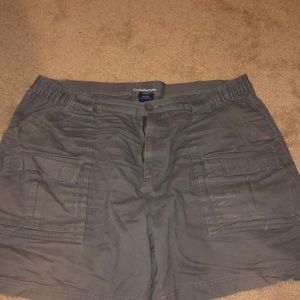 grey cargo shorts